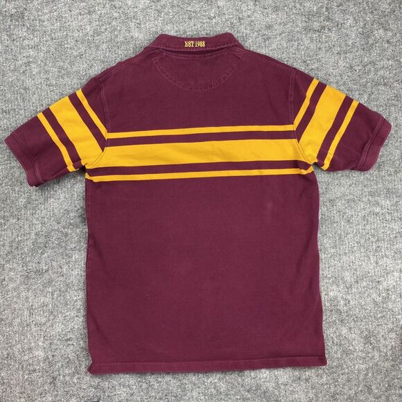 Brisbane Broncos Rugby Shirt Men Medium Shirt Collared Red Y2K 2008 Canterbury - Picture 10 of 16